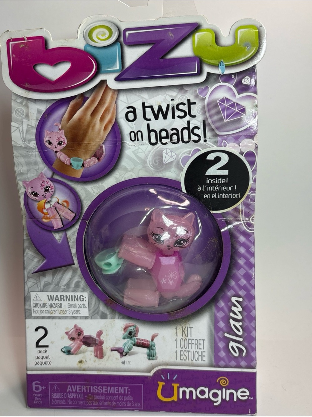 Bizu Twist Bead Set, Glam series Umagine Spin Master 2011 2 Pack New